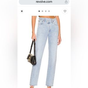 Aglode crisscross jeans